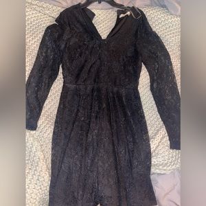 Black Lace Formal Dress